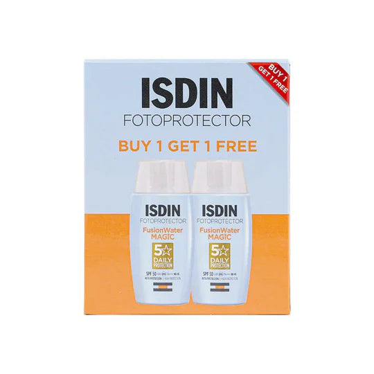 ISDIN Fusion Water Magic SPF 50 – Lightweight Daily Sunscreen – 50ml
إسدين فيوجن ووتر ماجيك – واقي شمس يومي خفيف – 50 مل