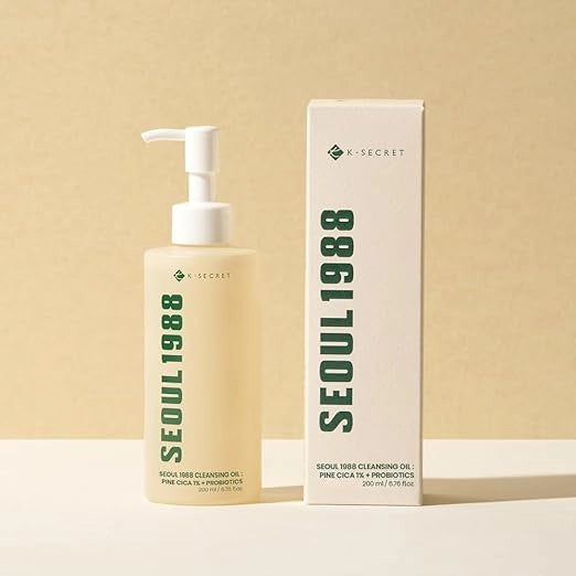 K-SECRET SEOUL 1988 Cleansing Oil : Pine Cica 1% + Probiotics