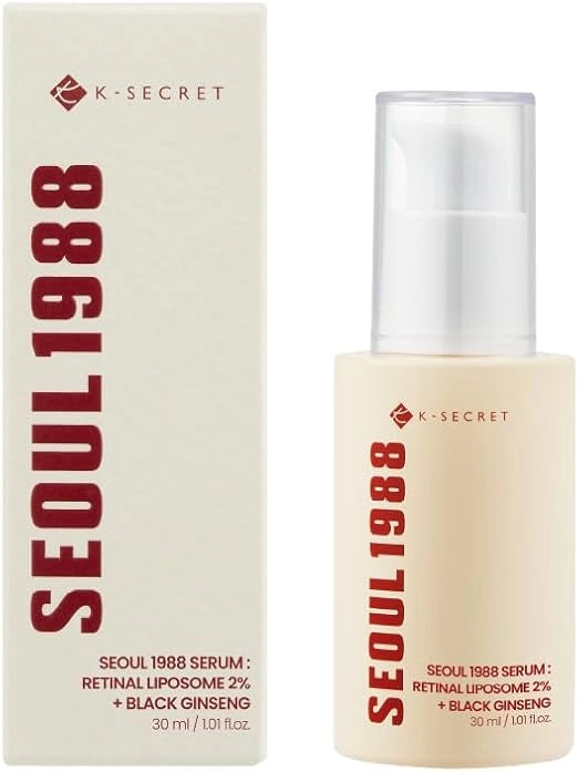 KSECRET SEOUL 1988 Serum : Retinal Liposome 2% + Black Ginseng, 30ml