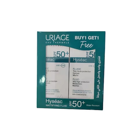 كريم URIAGE السائل بعامل حمايه من الشمس 50+ - 50 مل (اشترِ واحدًا واحصل على الثاني مجانًا)