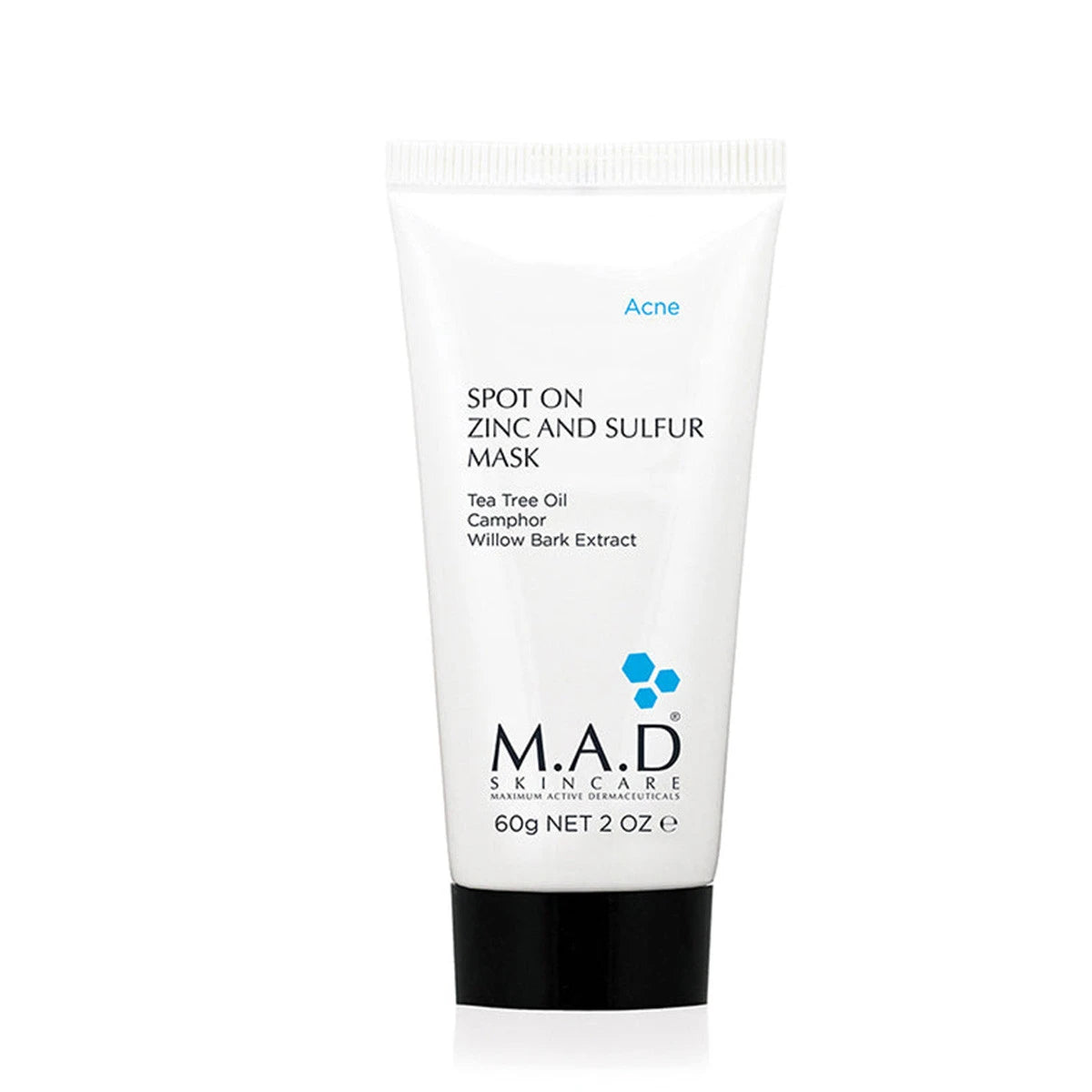 M.A.D. قناع الزنك والكبريت لعلاج حب الشباب - 60 جم