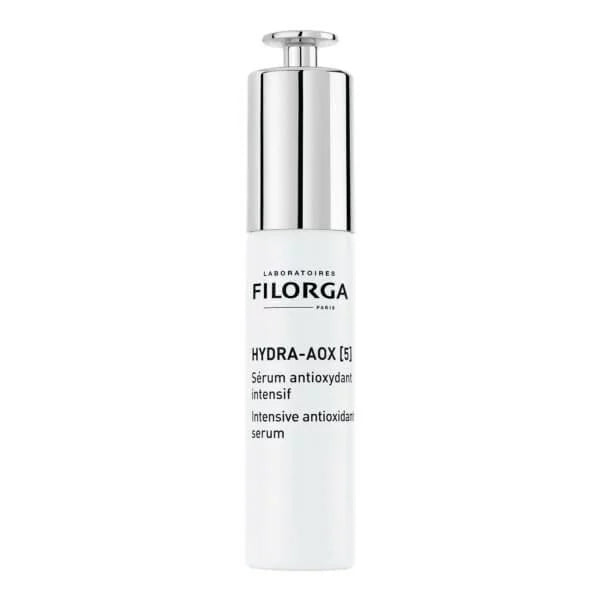 Filorga Hydra-Aox 5 Intensive Antioxidant Serum – Vitamin C + Hyaluronic Acid – 30ml
سيروم فيلورجا هيدرا AOX 5 – بفيتامين C وE وحمض الهيالورونيك – 30 مل