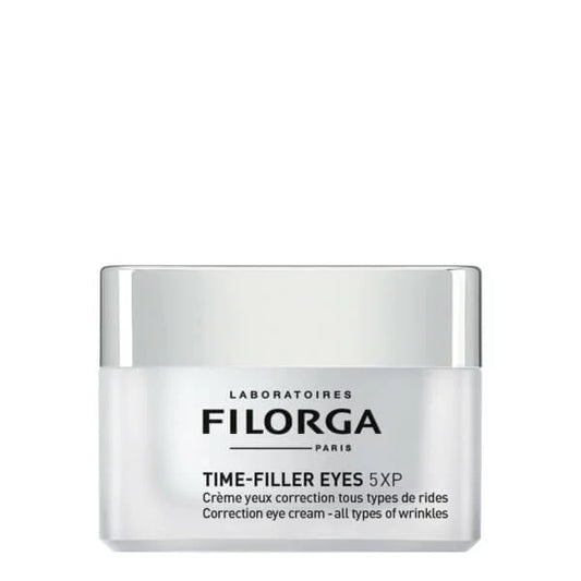 Filorga Time-Filler Eyes 5XP – Anti-Wrinkle & Eye Rejuvenation Cream – 15ml
كريم فيلورجا تايم-فلر آيز 5XP – لمقاومة التجاعيد وتفتيح محيط العين – 15 مل