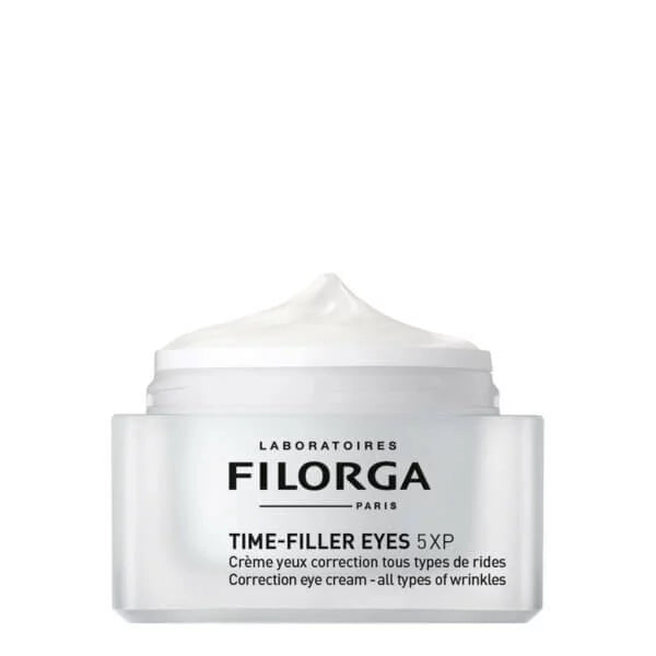 Filorga Time-Filler Eyes 5XP – Anti-Wrinkle & Eye Rejuvenation Cream – 15ml
كريم فيلورجا تايم-فلر آيز 5XP – لمقاومة التجاعيد وتفتيح محيط العين – 15 مل