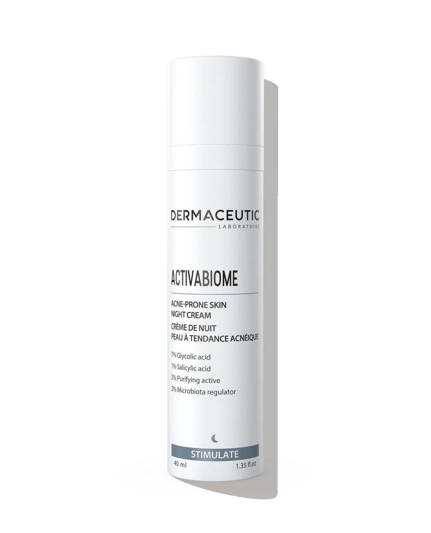 Dermaceutic Activabiome – Microbiome Repair Cream for Sensitive or Treated Skin – 40ml
كريم ديرماسيوتيك أكتيفابايوم – توازن الميكروبيوم وتهدئة البشرة الحساسة – 40 مل