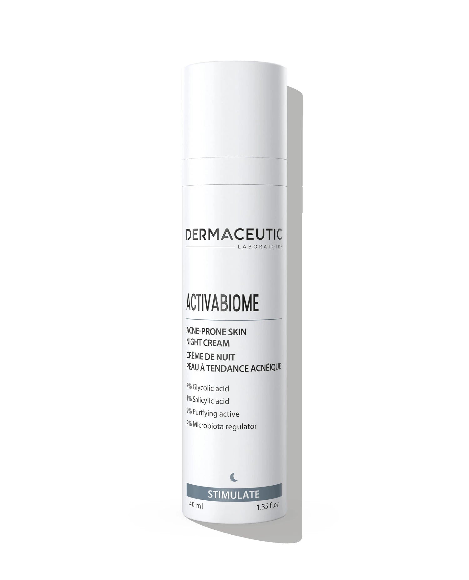 Dermaceutic Activabiome – Microbiome Repair Cream for Sensitive or Treated Skin – 40ml
كريم ديرماسيوتيك أكتيفابايوم – توازن الميكروبيوم وتهدئة البشرة الحساسة – 40 مل
