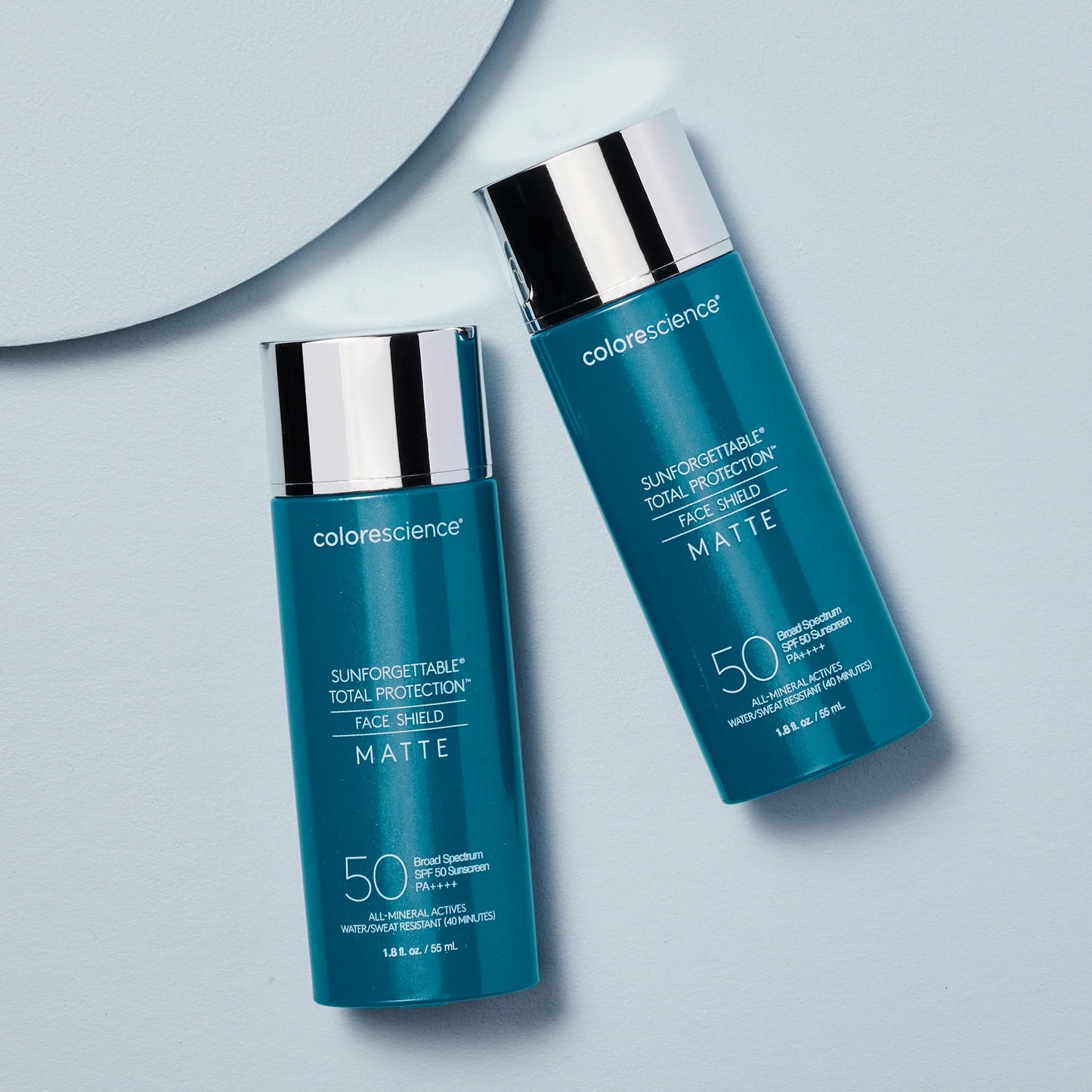 كولورساينس – واقي شمس – تركيبة مطفية للبشرة الدهنية والمعرضة لحب الشباب
Colorescience Face Shield MATTE SPF 50 – Oil-Control Mineral Sunscreen for Oily Skin