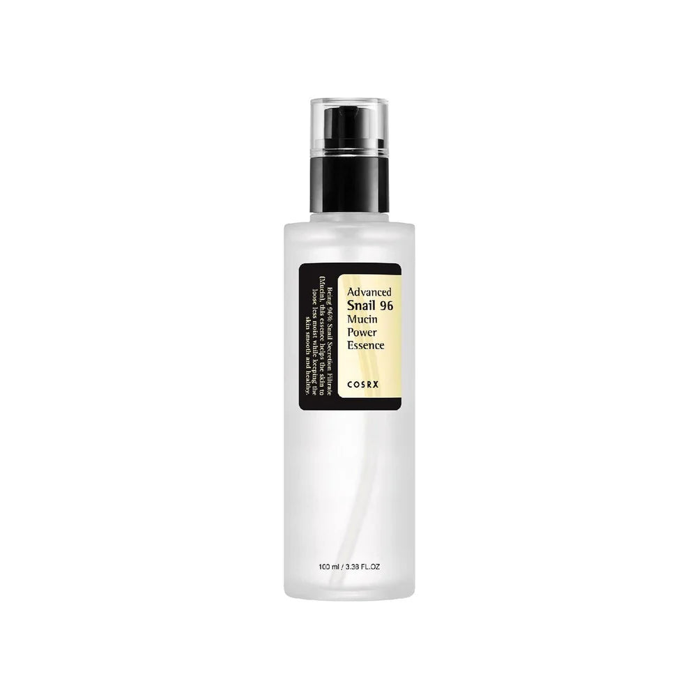 COSRX Advanced Snail 96 Mucin Essence – 100ml Hydrating and Repairing Korean Skincare
كوزركس إيسنس مخاط الحلزون 96 – ترطيب وإصلاح للبشرة – حجم 100 مل