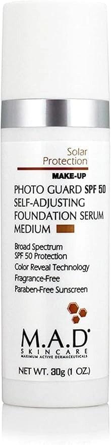 PHOTO GUARD SPF 50 SELF-ADJUSTING FOUNDATION SERUM: MEDIUM - 30g