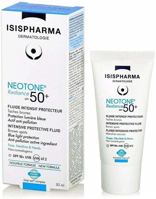 ISISPHARMA Neotone Radiance SPF50+ – Brightening Sunscreen for Dark Spots & Hyperpigmentation 30ml