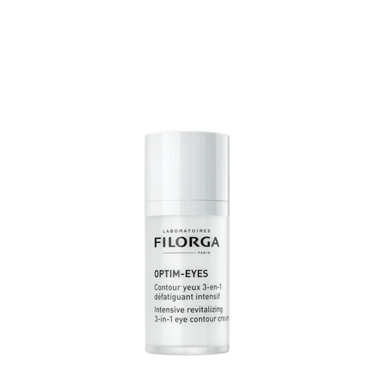 Filorga Optim-Eyes 3-in-1 Eye Contour Cream – For Dark Circles, Puffiness, and Wrinkles – 15ml
كريم فيلورجا أوبتيم-آيز – 3 في 1 للهالات السوداء والانتفاخ والتجاعيد – 15 مل


