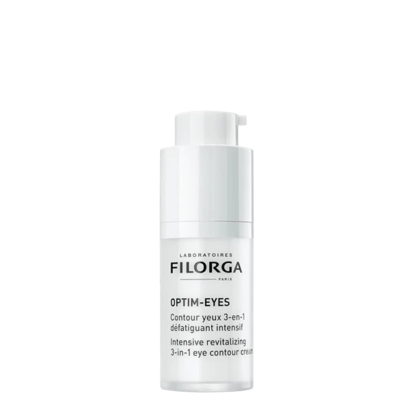 Filorga Optim-Eyes 3-in-1 Eye Contour Cream – For Dark Circles, Puffiness, and Wrinkles – 15ml
كريم فيلورجا أوبتيم-آيز – 3 في 1 للهالات السوداء والانتفاخ والتجاعيد – 15 مل


