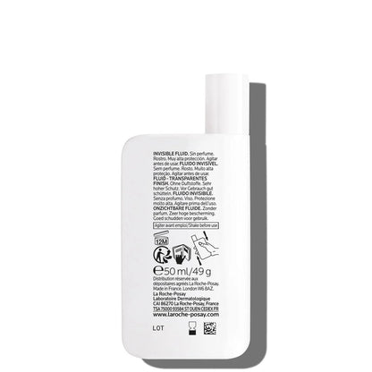 LA ROCHE-POSAY ANTHELIOS UVMUNE 400 INVISIBLE FLUID SPF50+ 50ml    واقي شمس خفيف لجميع أنواع البشرة غير مرئي