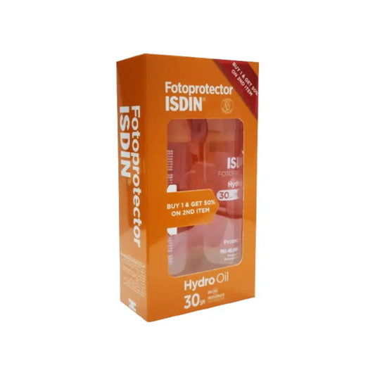 ISDIN Fotoprotector Hydro Oil SPF 30 – Sunscreen and tanning oil in one
إسدين هايدرو أويل SPF 30 – واقي شمس وزيت تسمير في منتج واحد


