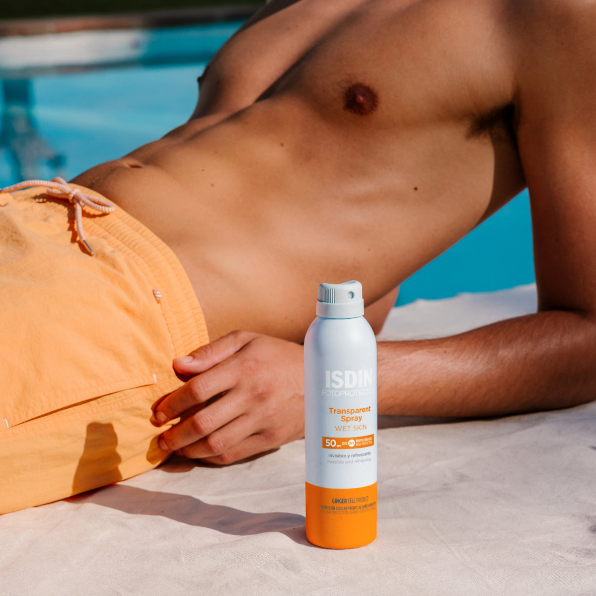 ISDIN Transparent Spray SPF 50 for Wet Skin – 250ml Sun Protection Spray
إسدين سبراي شفاف  للبشرة المبللة – واقي شمس 250 مل


