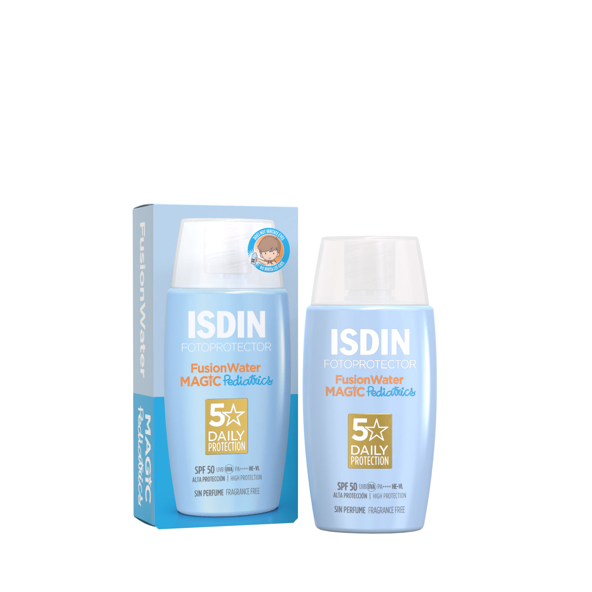 ISDIN Fusion Water Pediatrics SPF 50 – Kids Sunscreen 50ml – Buy 1 Get 1 Free إسدين فيوجن ووتر للأطفال  – واقي شمس للأطفال 50 مل – اشترِ واحدة واحصل على الأخرى مجانًا



