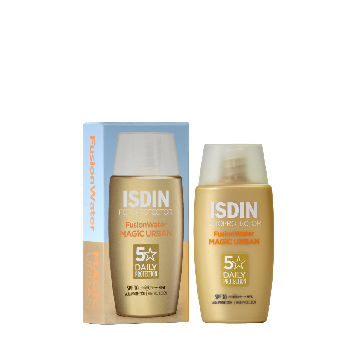 ISDIN Fusion Water Urban SPF 30 – Daily Sunscreen for City Protection
إسدين فيوجن ووتر أوربان  واقي شمس يومي للحماية من ملوثات المدينة


